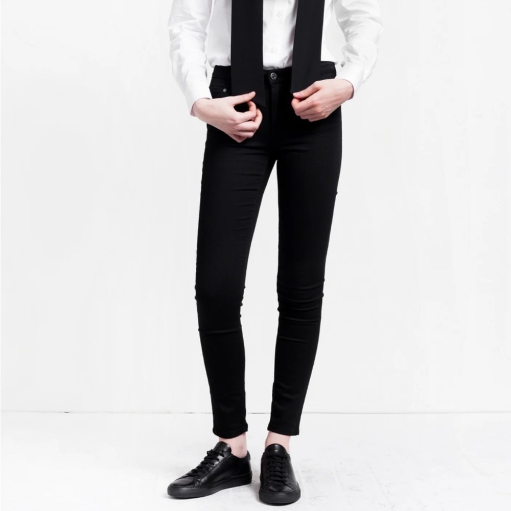 Acne Studios Skin 5 Black Skinny Jeans